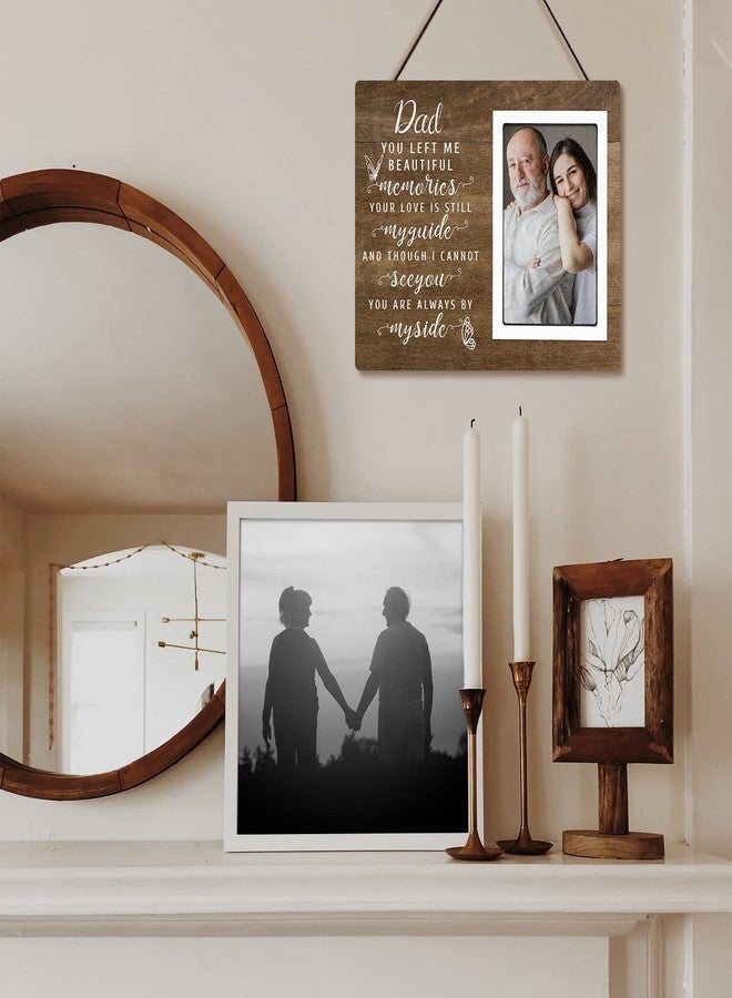 SteadStyle Bereavement Gifts for Loss of Father - Memorial Picture Frame, Sympathy Gift for Loss of Dad, In Memory of Loved One Gifts, Sympathy Gift Fits 4x6 In Photo (White) (Brown, 4X6) - Image 4